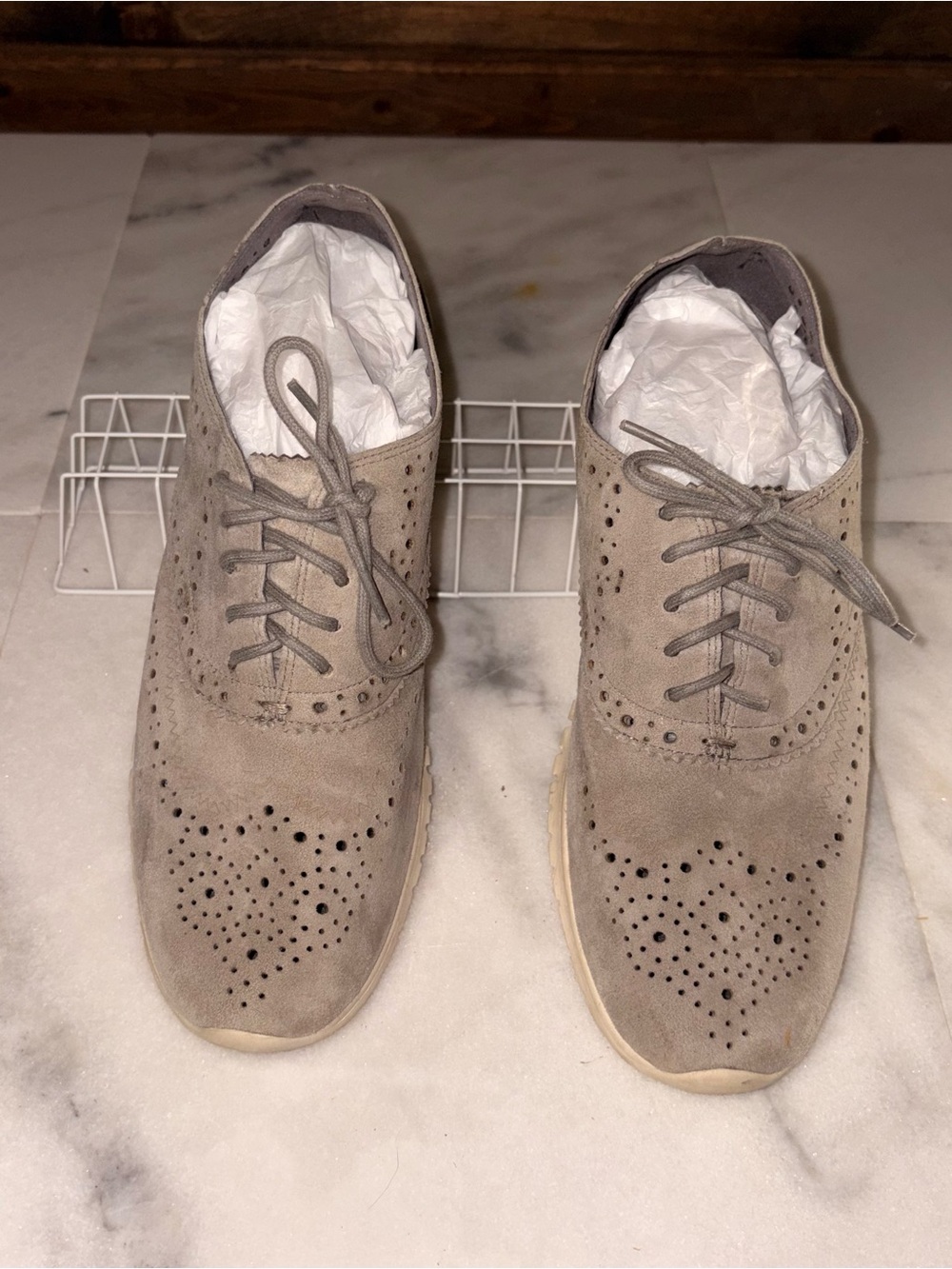 Cole Haan Grandos Women’s Perpforated Wing tip Shoes